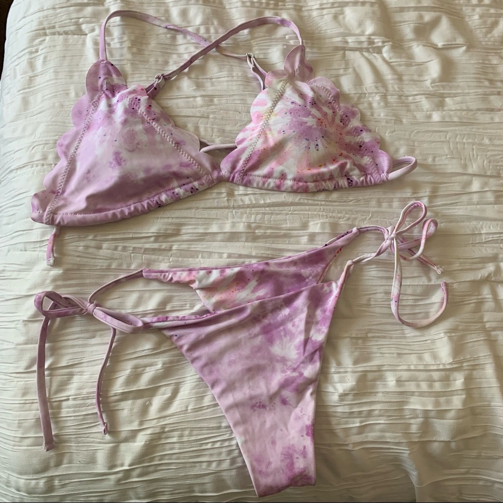 Lilac Tie Dye Bikini
